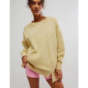 Free People Movement Intercept Tunic Sweat Shirt Sz XS (oversized fit) NWT